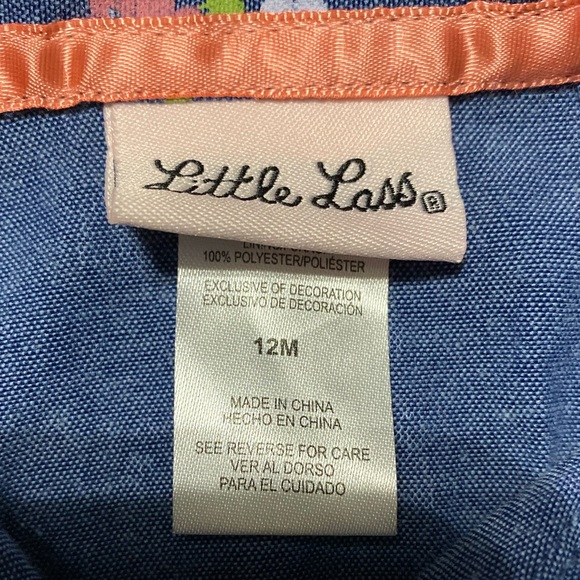 Western dress denim lace 12M Tangerine lace - Picture 4 of 7